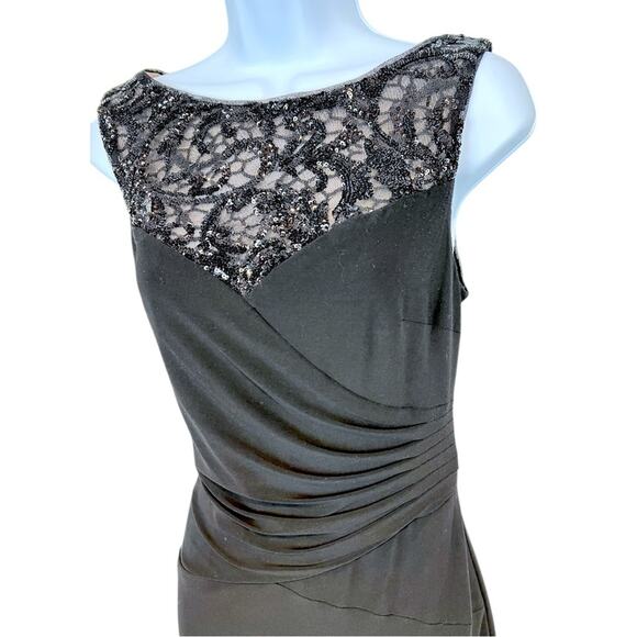 Lauren Ralph Lauren Classic Sheer sequin Lace cocktail Dress Size 8 NWT - Picture 6 of 16